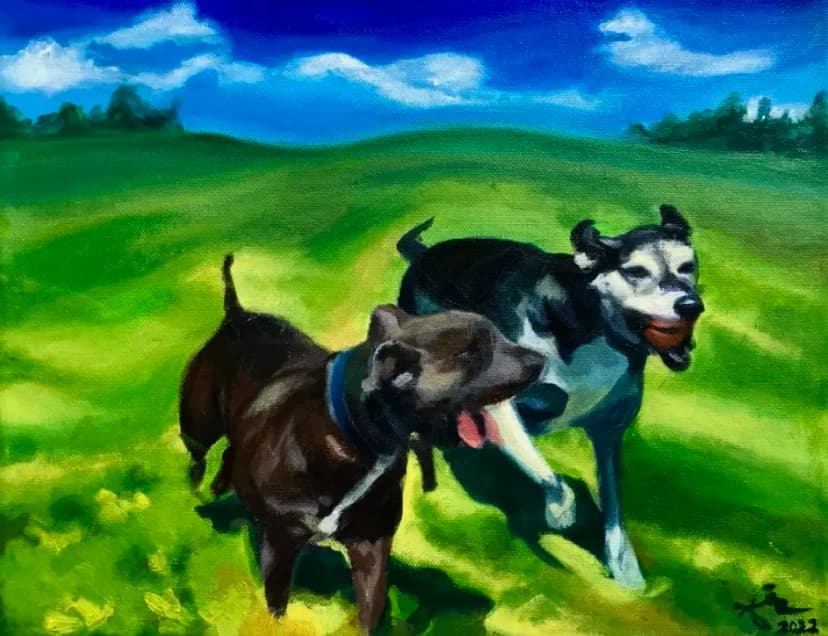 friend's doggos