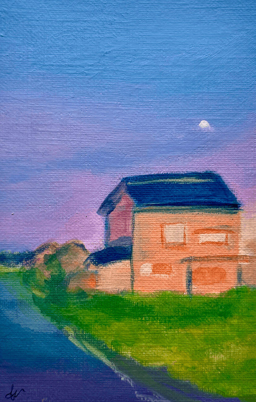 a house in a peaceful neighbourhood