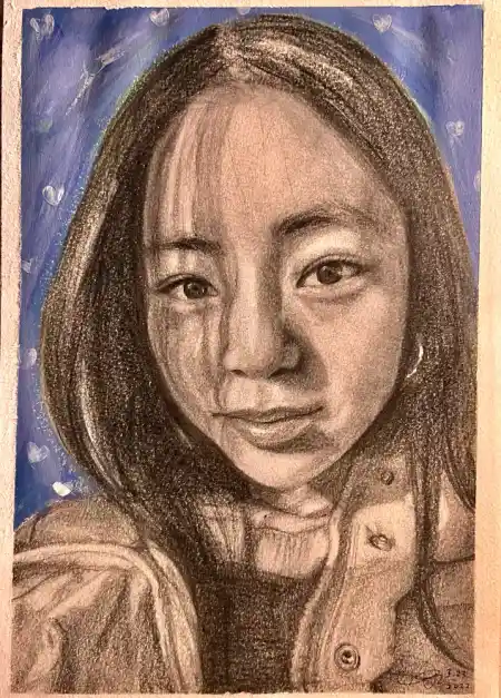 self portrait, art 10 unit project